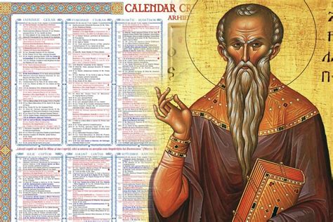 Calendar Ortodox Noiembrie 2022